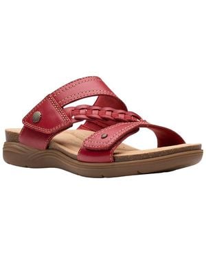Clarks April Raelyn Leather Sandal - Pink