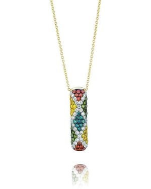 Le Vian ® 14k Honey Gold 0.97 Ct. Tw. Diamond Pendant Necklace - White