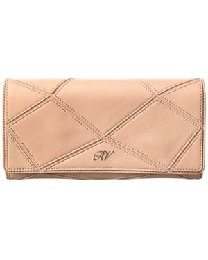 Roger Vivier Leather Wallet - Natural