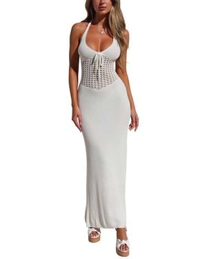 Dilireba Midi Dress - White
