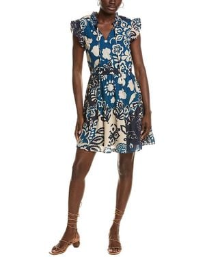 Julia Jordan Printed Flex Mini Dress - Blue