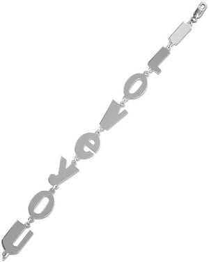 Jane Basch I Love You Bracelet - Metallic