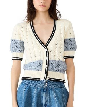 Steve Madden Fiona Jumper Cardigan - White
