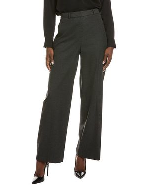 Kenneth Cole Flannel Wide Leg Pant - Black