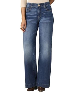 Wit & Wisdom Sam High Rise Wide Leg Jean - Blue