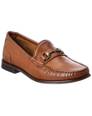 Donald J Pliner Nickolas Leather Loafer - Brown
