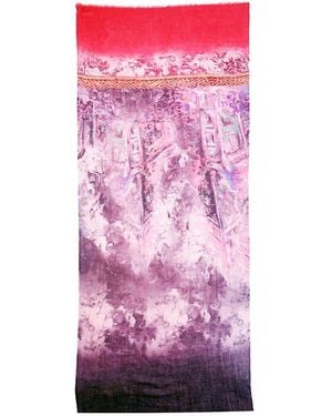 Blue Pacific Artisan Cashmere Scarf - Pink