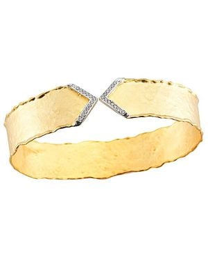 Reiss 14K 0.18 Ct. Tw. Diamond Cuff - Metallic