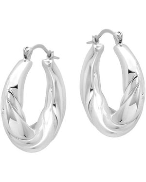 MaxColor Dangle Earrings - White