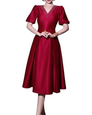 BRC By BURRYCO Midi Dress - Red