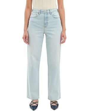 Daze Denim Sundaze Lost Love High Rise Vintage Straight Jean - Blue