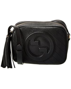 Gucci Blondie Leather Camera Bag - Black