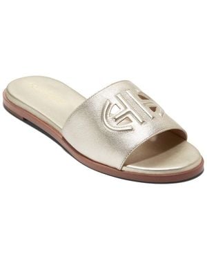 Cole Haan Flynn Leather Slide Sandal - White