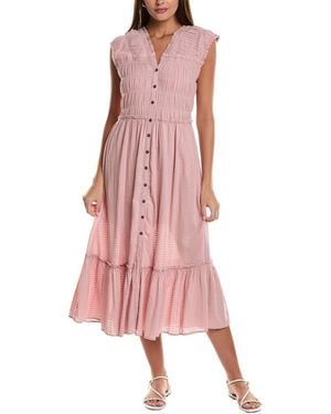 Free People Desert Dazed Midi Dress - Pink