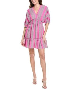 Taylor Printed Mini Dress - Pink