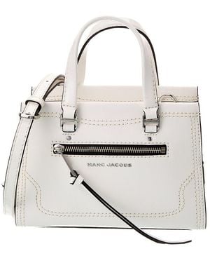 Marc Jacobs Small Leather Satchel - White