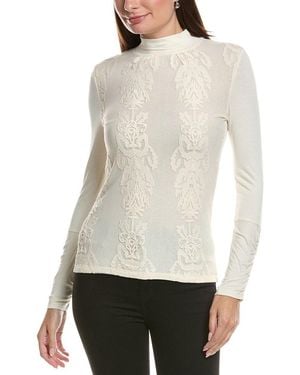 XCVI Monroe Turtleneck Top - White