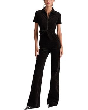 Alice + Olivia Gorgeous Wide Leg Jumpsuit - Black
