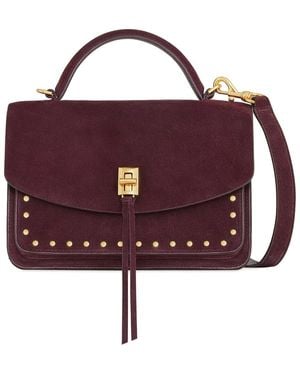 Rebecca Minkoff Darren Small Leather Messenger Bag - Purple