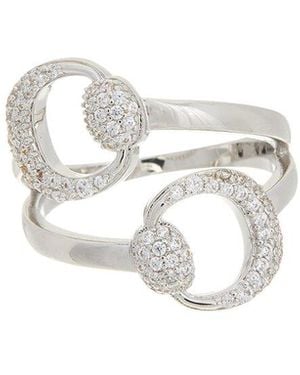 Juvell 18K Plated Cz Ring - White
