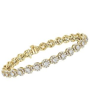 Lab Grown Diamonds 14K.00 Ct. Tw. Lab-Grown Diamond Fashion Bracelet - Metallic
