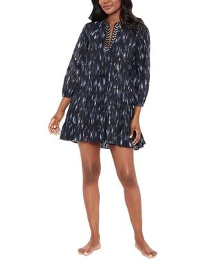 Miraclesuit Bronze Reign Beach Dress Cover-Up - Blue