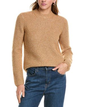 Vince Shaker Rib Wool & Alpaca-Blend Jumper - Blue