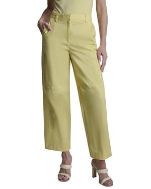 DKNY Poplin Zip Cargo Pant - Green