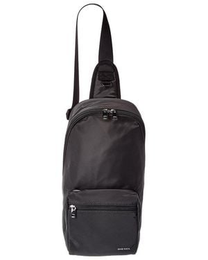DIESEL Logo Basic Slingback Letter Mono Backpack - Black