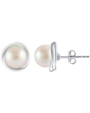 Splendid 7-8Mmmm Pearl Earrings - White