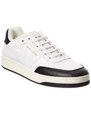 Saint Laurent Sl/61 Leather Sneaker - White