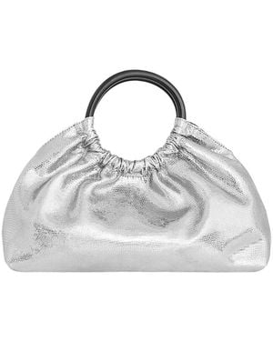 Rebecca Minkoff Madeleine Mini Leather Handheld Bag - Metallic