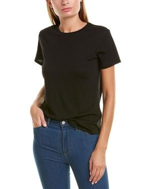 Vince Dropped-Shoulder T-Shirt - Black