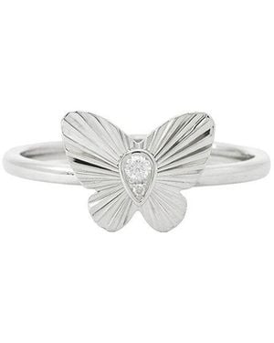 Maitre De Diamant 18K 0.03 Ct. Tw. Diamond Ring - White