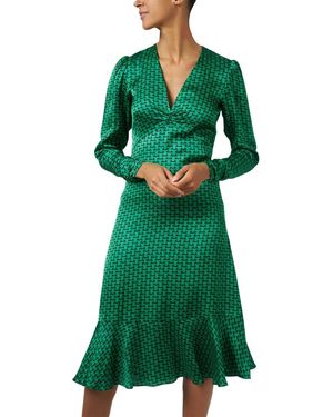 Tara Jarmon Reine Print Dress - Green