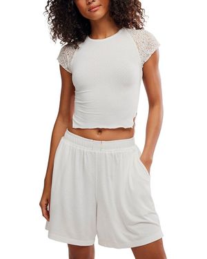 Free People 2Pc Soft Side Sleep Set - White