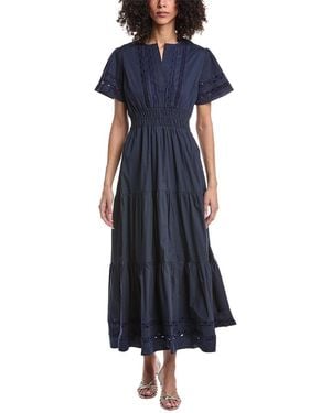 natalia blue floral printed strapless maxi dress Natalia Tulle Maxi Dress in Mixed Floral UK12 / Mixed Floral