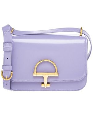 Gucci Siena Small Leather Shoulder Bag - Purple