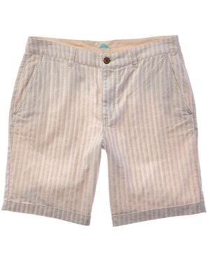 Tommy Bahama Sand Stripes Linen-Blend Short - Natural