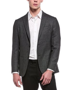 Corneliani Cc Collection Hopsack Blazer - Gray