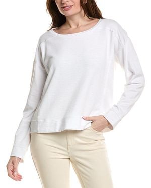 Eileen Fisher Ballet Neck Box Top - White