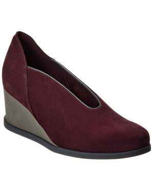 Arche Okobha Suede Wedge - Purple