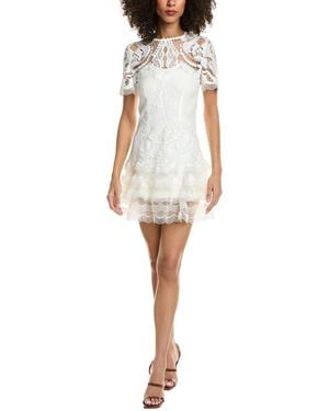 Jonathan Simkhai Paislee Guipure Lace Mini Dress - White