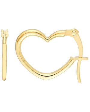 HAWLEY ST 14K Hoop Earrings - Metallic