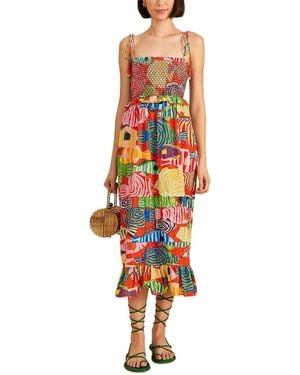 FARM Rio Midi Dress - White