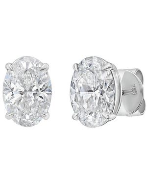 Diana M. Jewels Diana M. 14K 6.00 Ct. Tw. Lab-Grown Diamond Earrings - Metallic