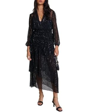 Maje Woven Dress - Black