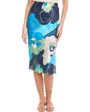 Ramy Brook Rosetta Midi Skirt - Red