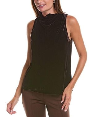 Theory High Cowl Top - Black