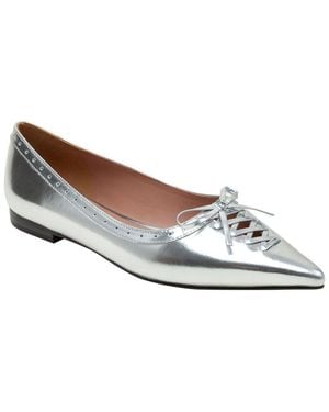 Linea Paolo Noella Leather Flat - White